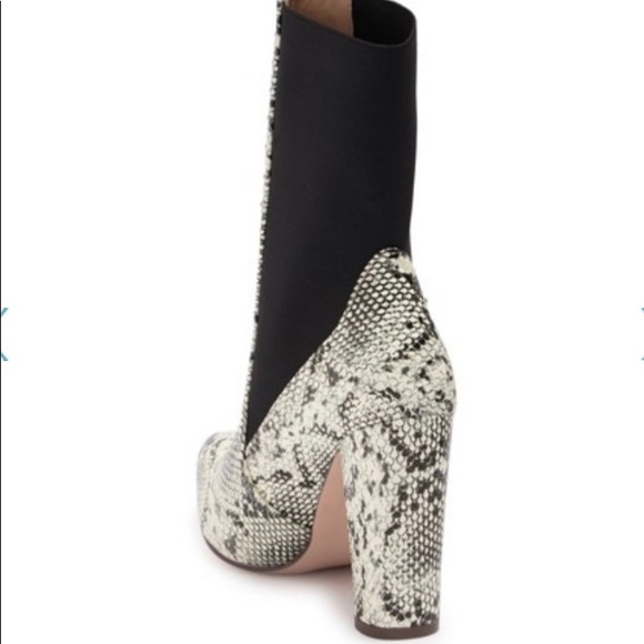 Chase + Chloe Studded Vegan Snake Booties NIB - Picture 7 of 9
